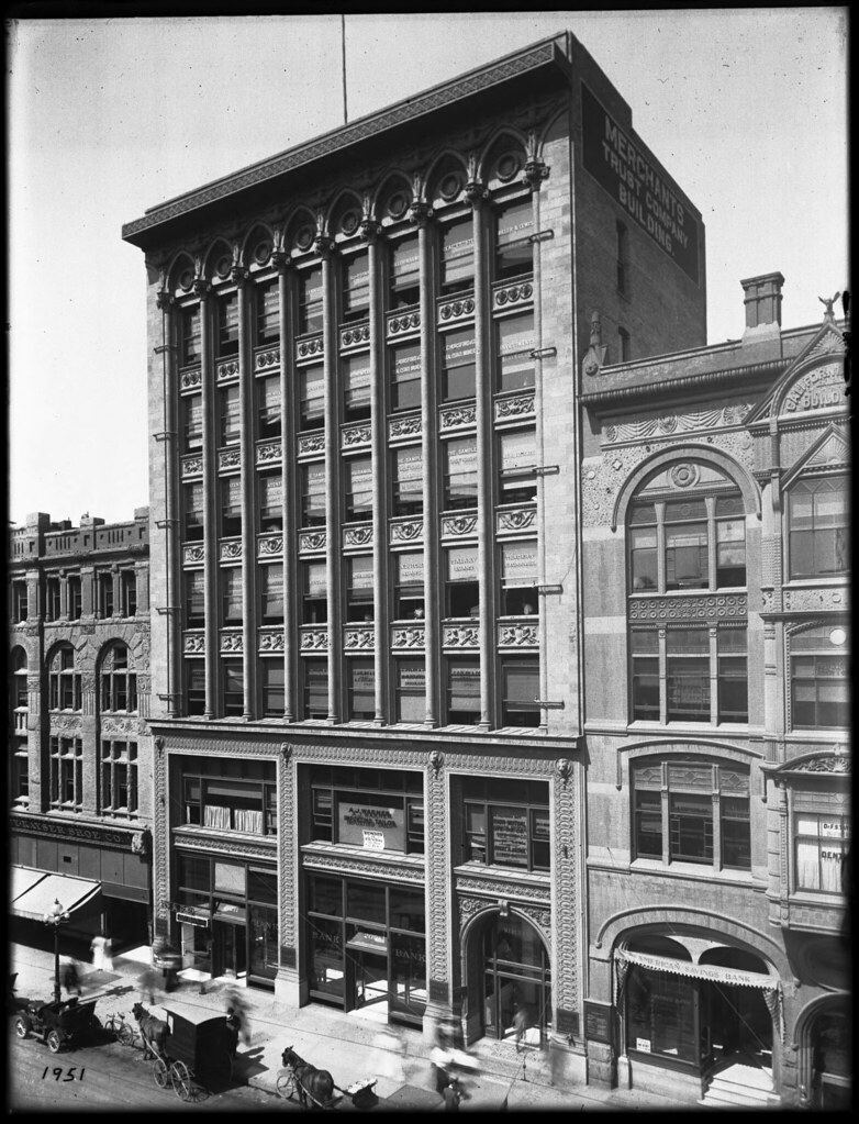 Merchants Trust Company Building, ca.1910 (CHS-1951) — related to beach broker online near me